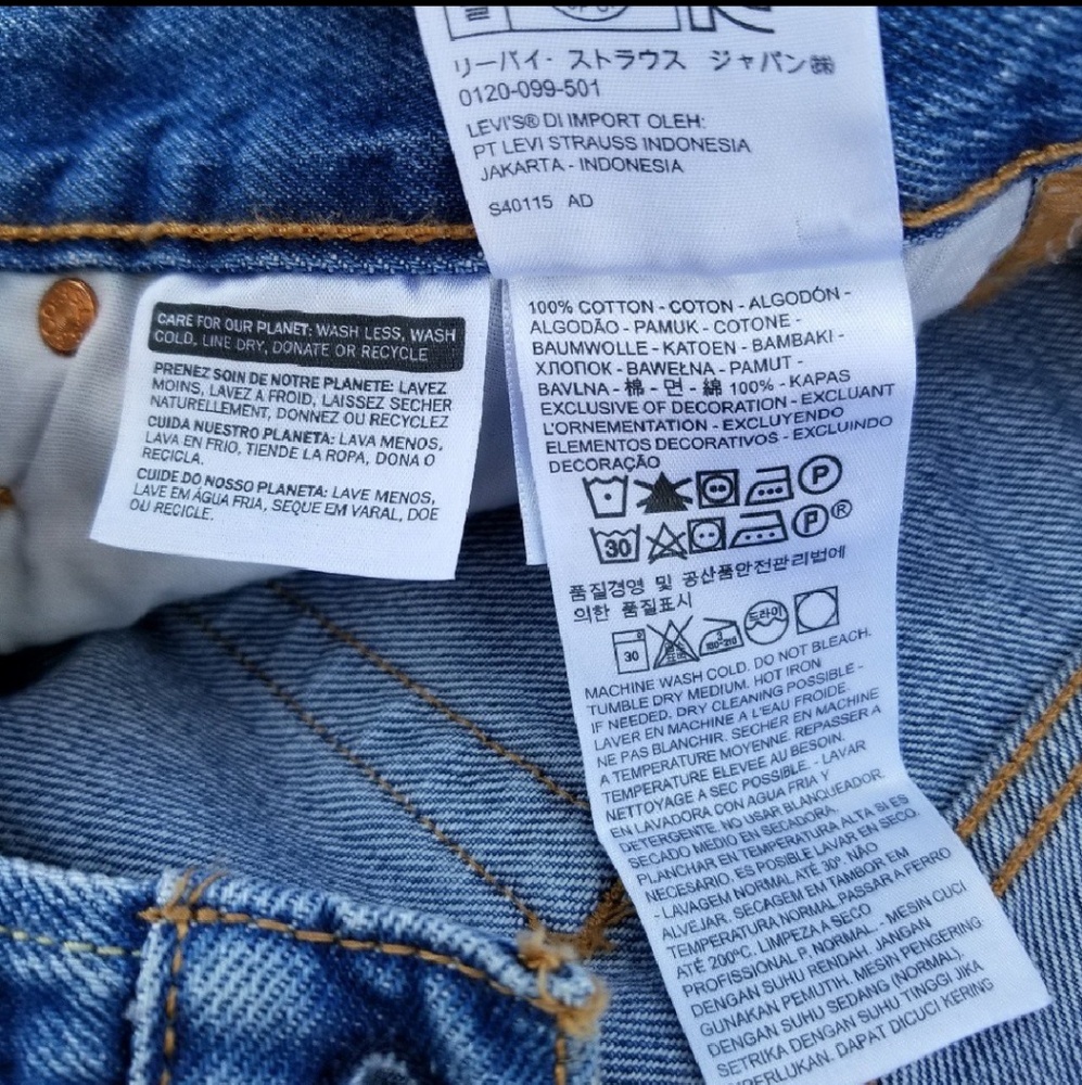Levi's 501 Floral Jeans - Picture 8 of 8